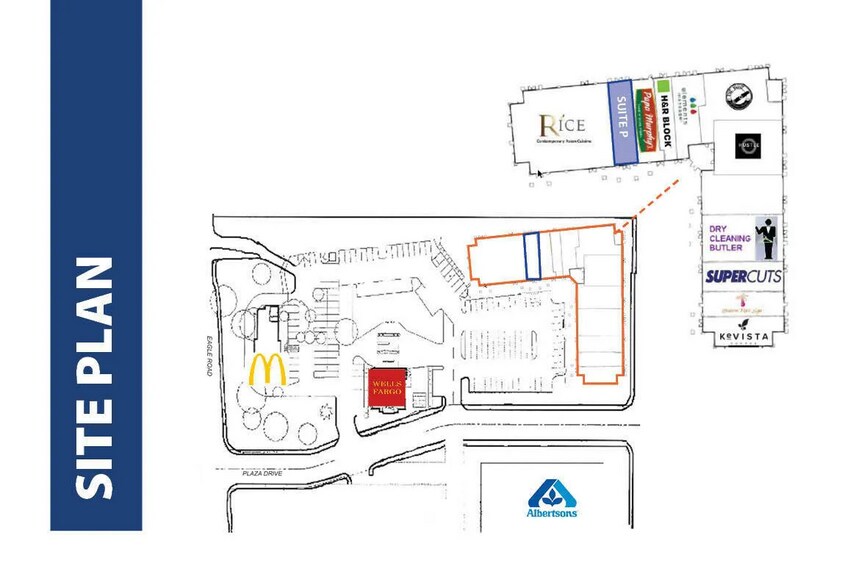 228 E Plaza Dr, Eagle, ID à louer - Plan de site – Image 2 sur 2