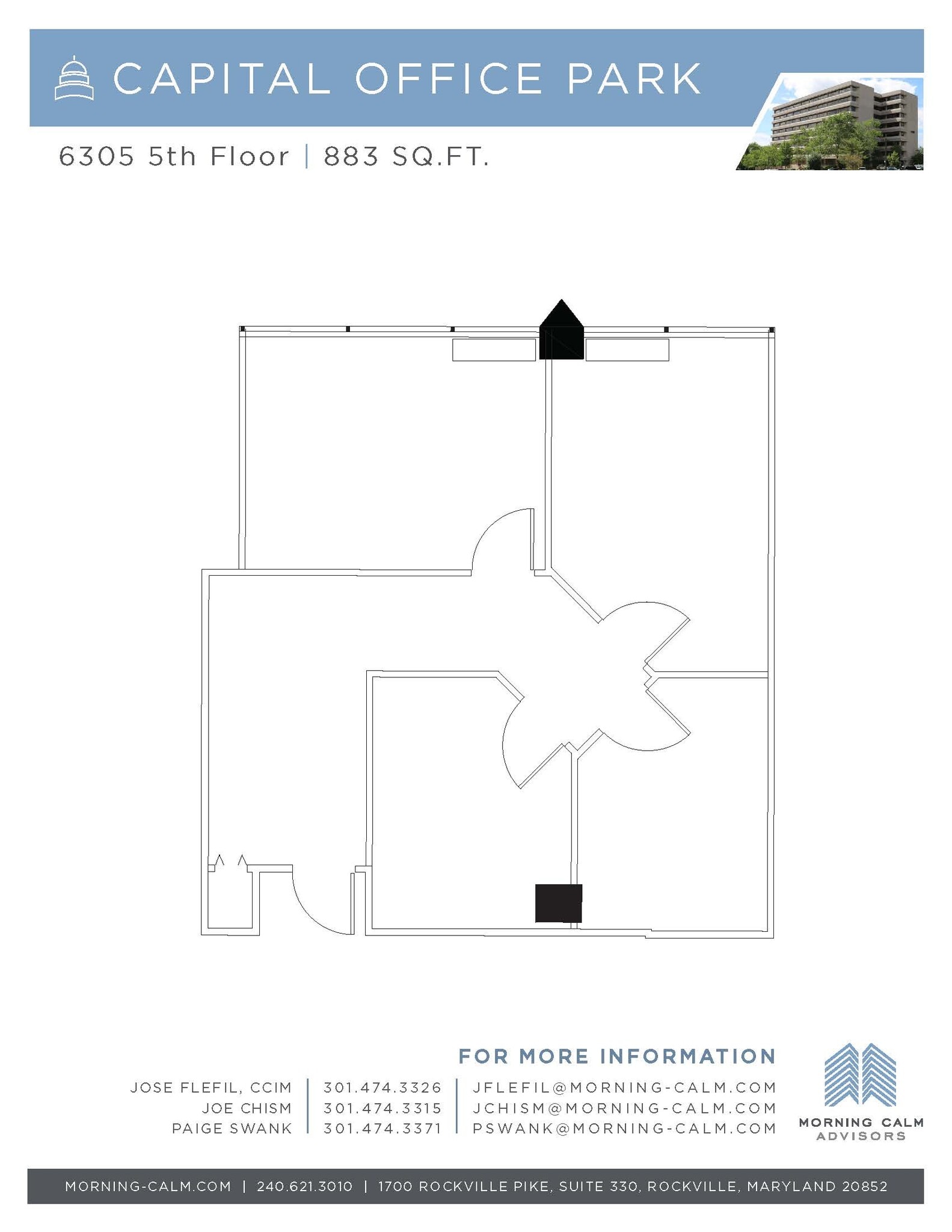 6305 Ivy Ln, Greenbelt, MD à louer Plan d’étage– Image 1 sur 1