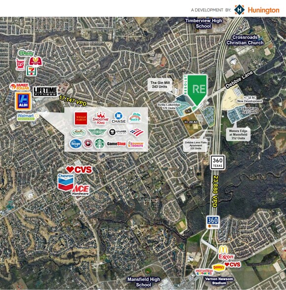 Debbie Lane & Webb Ferrell Rd, Arlington, TX à louer - Photo de l’immeuble – Image 2 sur 27