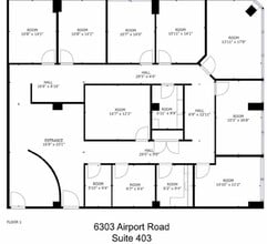 6299 Airport Rd, Mississauga, ON à louer Plan d’étage– Image 1 sur 1