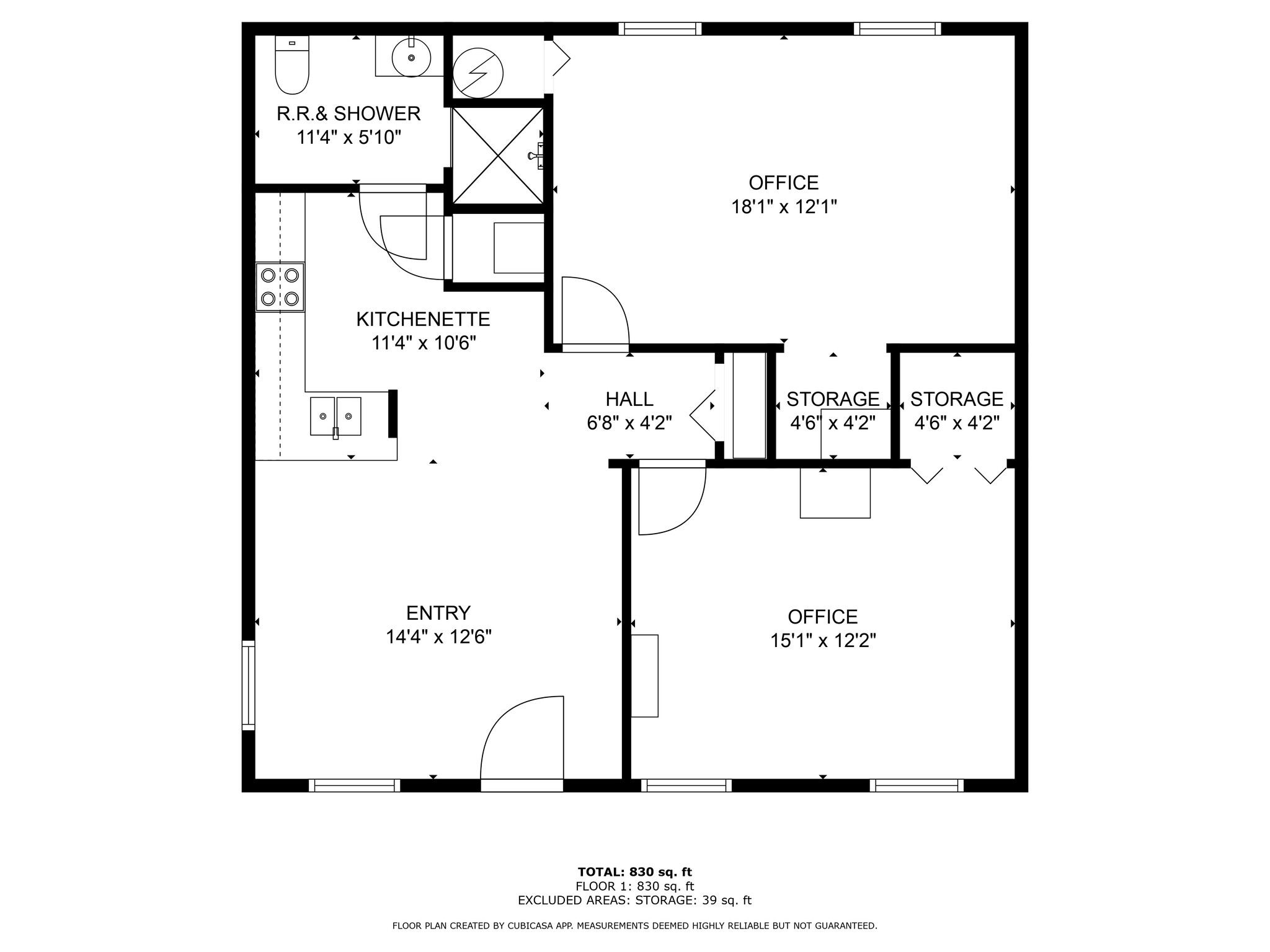 4239 Sunbeam Rd, Jacksonville, FL à louer Plan d’étage– Image 1 sur 10