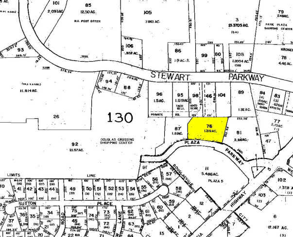 5830 Plaza Pky, Douglasville, GA à vendre - Plan cadastral – Image 2 sur 22
