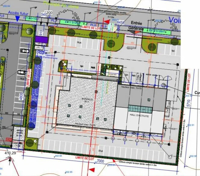 Bureau dans Saint-Priest à louer - Plan d’étage – Image 2 sur 4