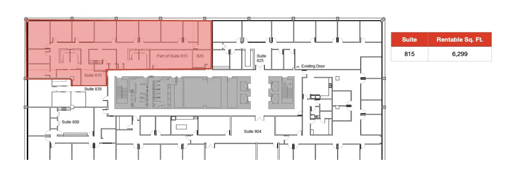 215 S Monroe St, Tallahassee, FL à louer Plan d’étage– Image 1 sur 1