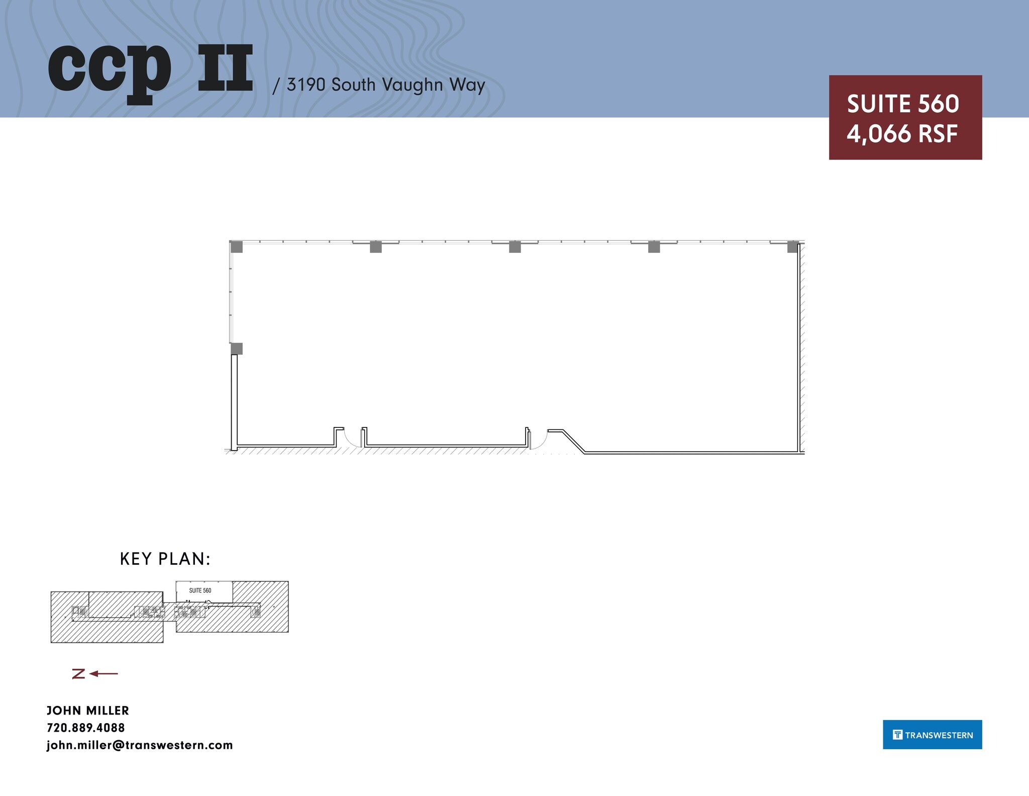 3131 S Vaughn Way, Aurora, CO à louer Plan de site– Image 1 sur 2