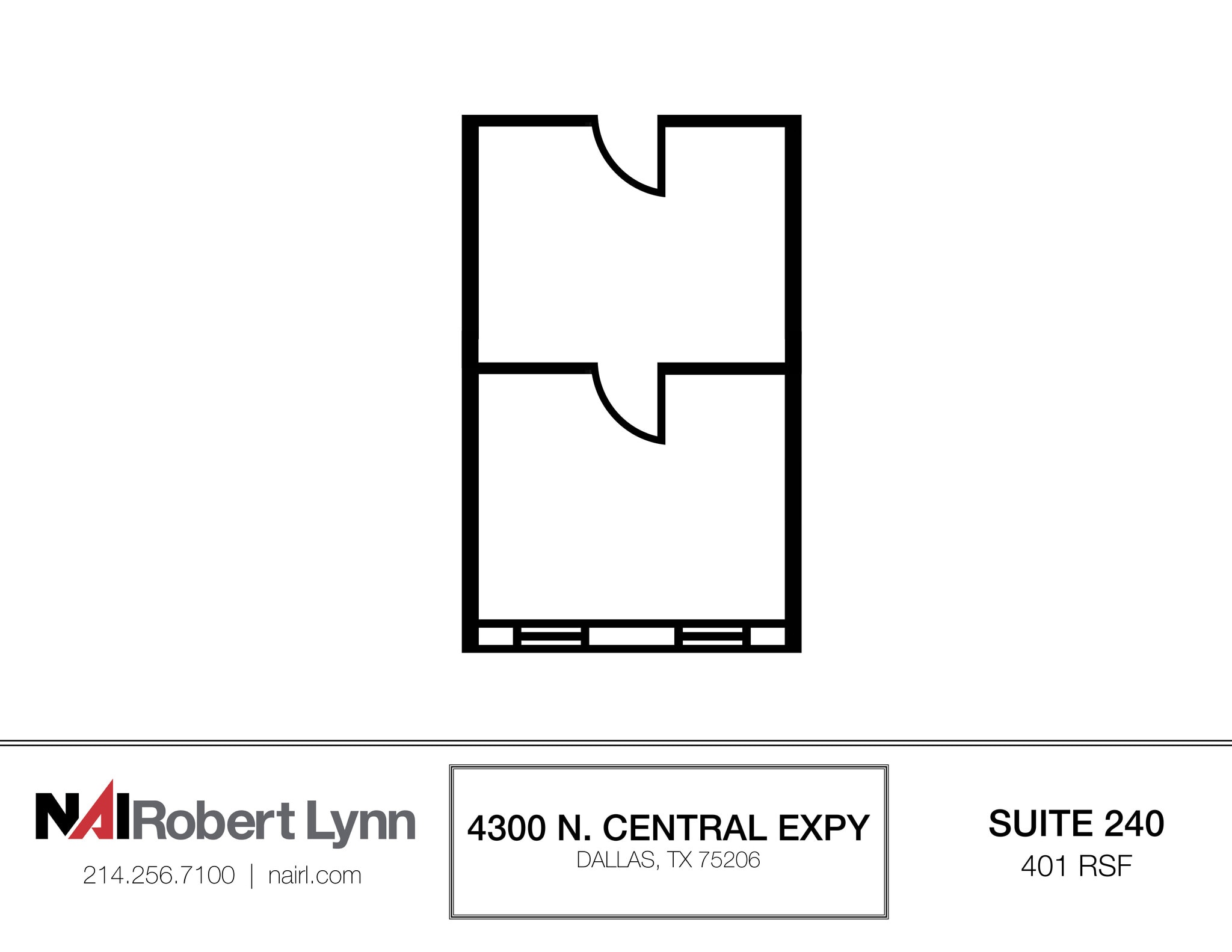 4300 N Central Expy, Dallas, TX à louer Plan d’étage– Image 1 sur 1