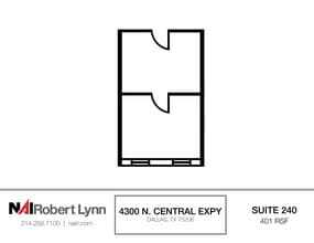 4300 N Central Expy, Dallas, TX à louer Plan d’étage– Image 1 sur 1