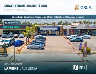 Plus de détails pour 10200 Main St, Lamont, CA - Local commercial à vendre
