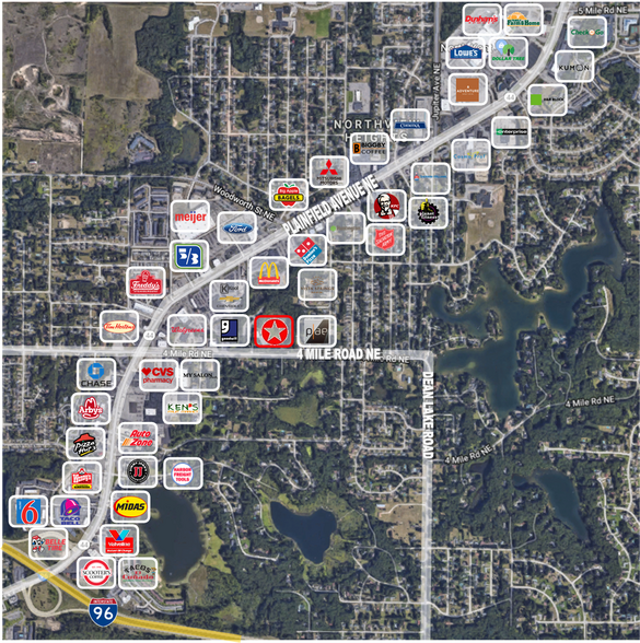 1711 4 Mile Rd NE, Grand Rapids, MI à louer - Photo de l’immeuble – Image 2 sur 2