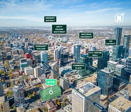 10006 101 St NW, Edmonton, AB - Vue aérienne  vue de carte