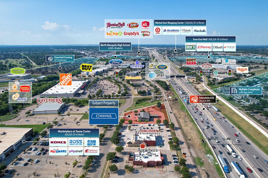18965 Lyndon B Johnson Fwy, Mesquite, TX à vendre - Photo de l’immeuble – Image 2 sur 4