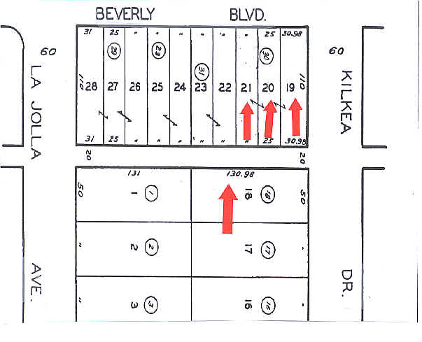 8150 Beverly Blvd, Los Angeles, CA à louer - Plan cadastral – Image 3 sur 9