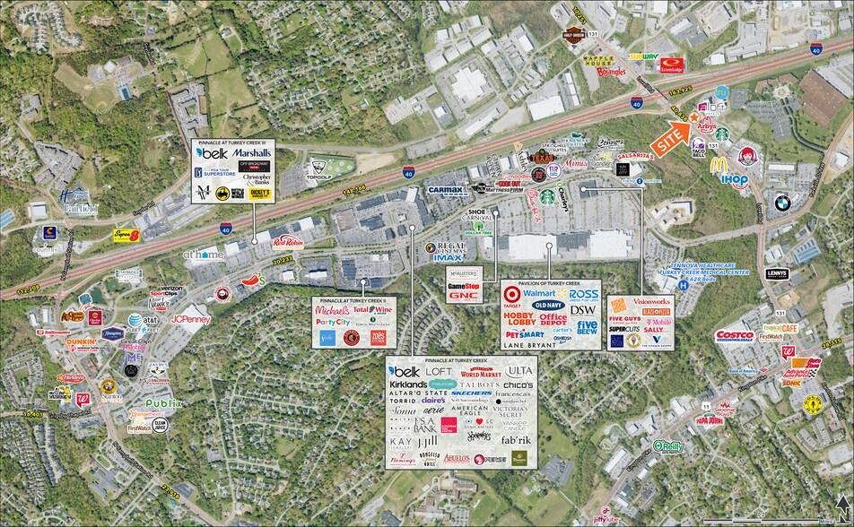 410 Lovell Rd, Knoxville, TN à louer - Aérien – Image 2 sur 2