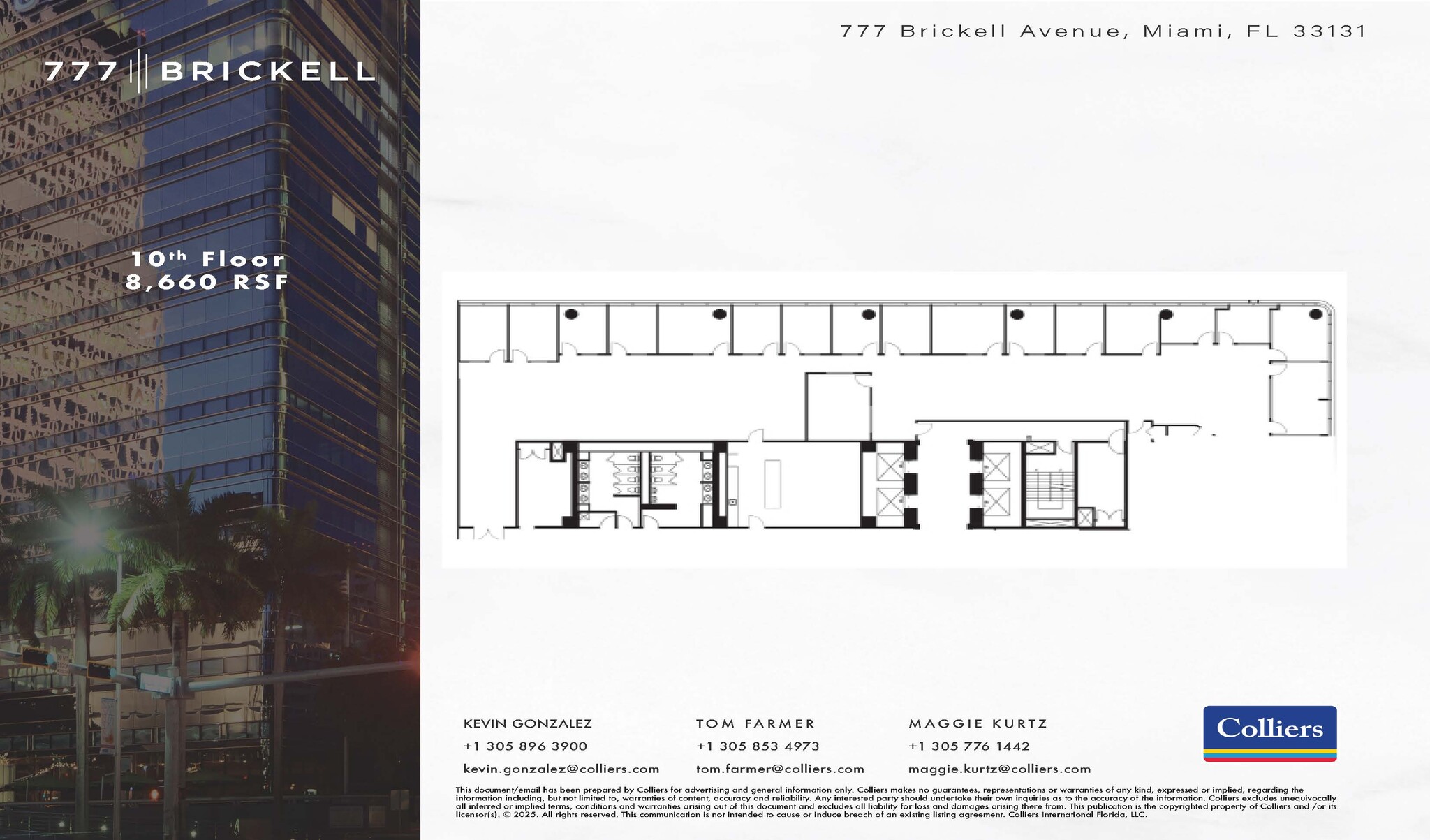 777 Brickell Ave, Miami, FL à louer Plan d’étage– Image 1 sur 1