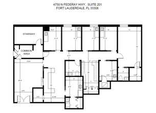 4750 N Federal Hwy, Fort Lauderdale, FL à louer Plan d’étage– Image 1 sur 1