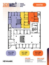 1630 Welton St, Denver, CO à vendre Plan d’étage– Image 1 sur 1