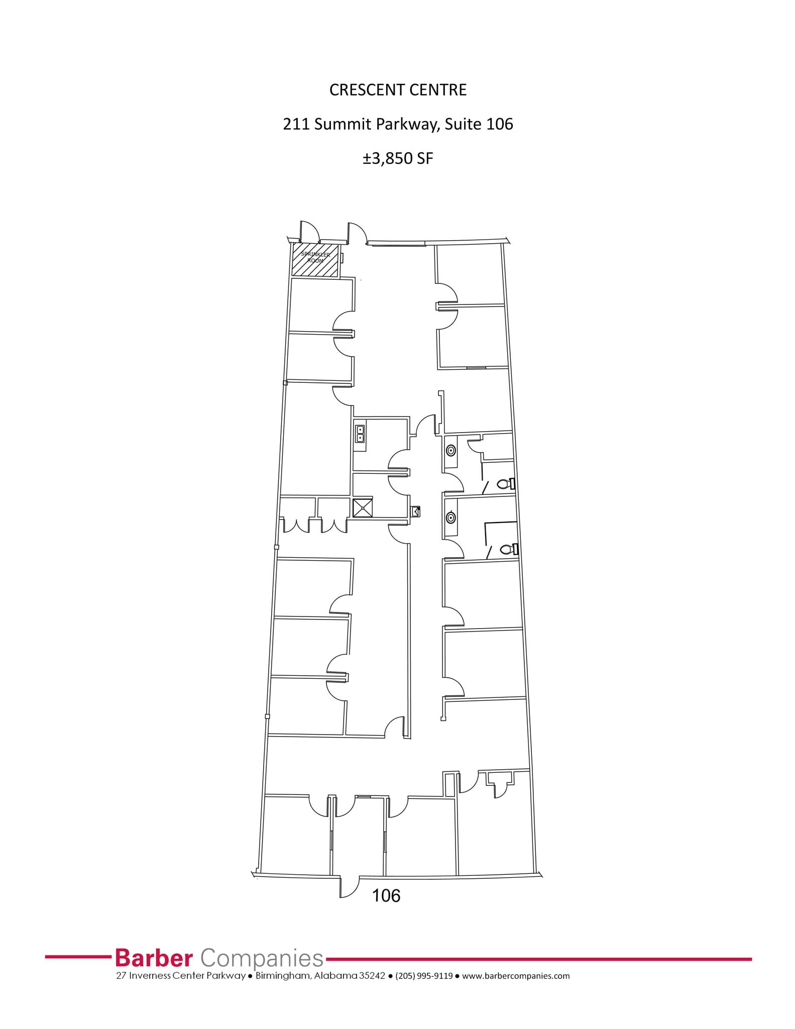211 Summit Pky, Homewood, AL à louer Plan de site– Image 1 sur 1