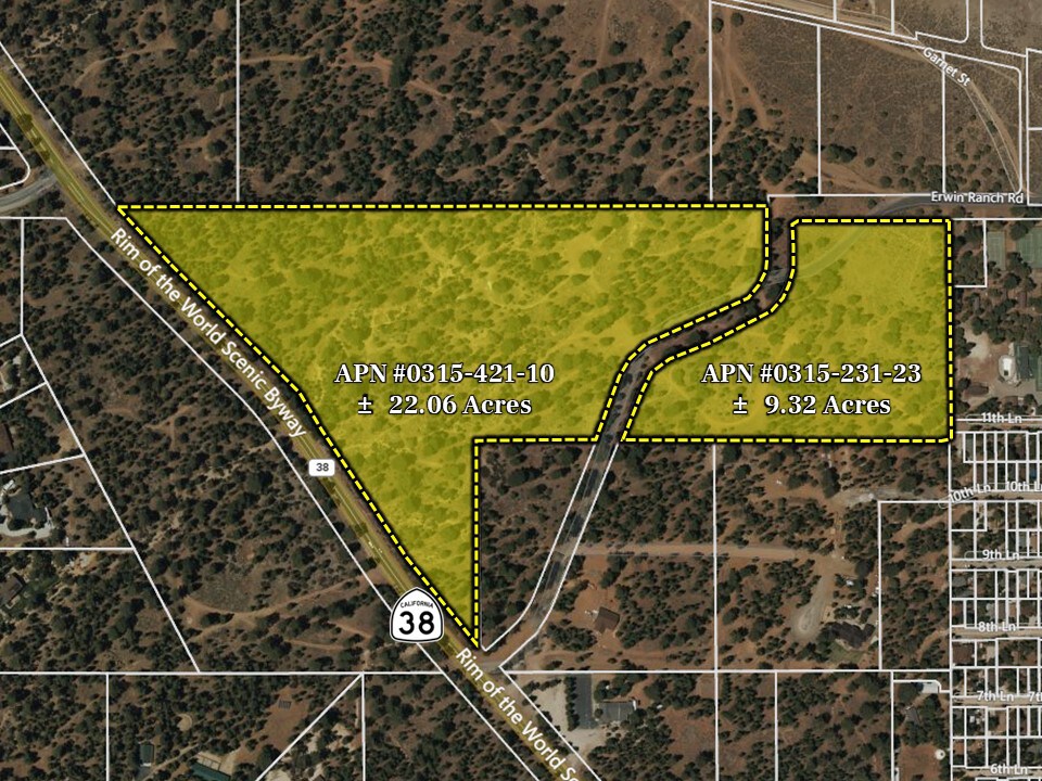 Erwin Ranch Rd, Big Bear City, CA à vendre Aérien– Image 1 sur 8