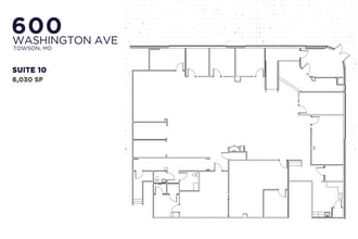 600 Washington Ave, Towson, MD à louer Plan d’étage– Image 1 sur 1
