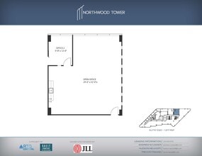 5757 Alpha Rd, Dallas, TX à louer Plan d’étage– Image 1 sur 1