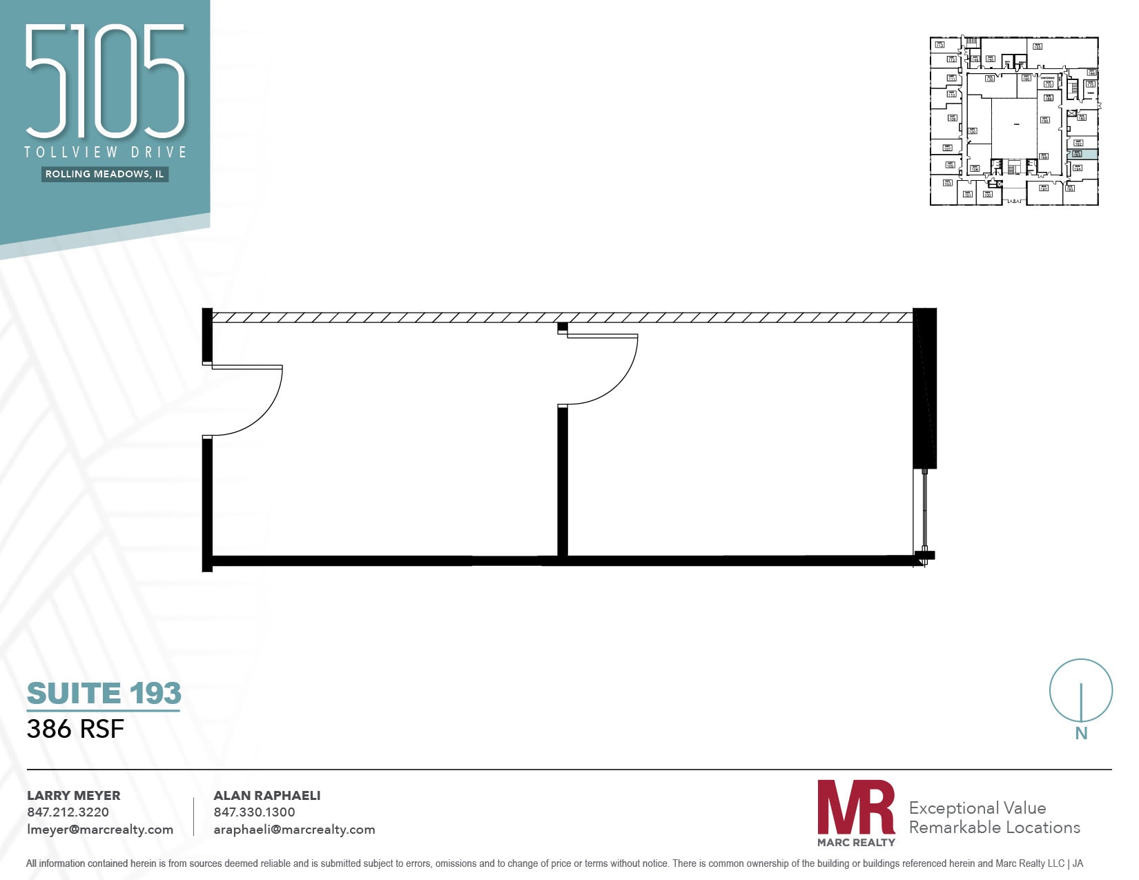 5105 Tollview Dr, Rolling Meadows, IL à louer Plan d’étage– Image 1 sur 1