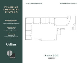 9100 E Panorama Dr, Englewood, CO à louer Plan d’étage– Image 1 sur 1