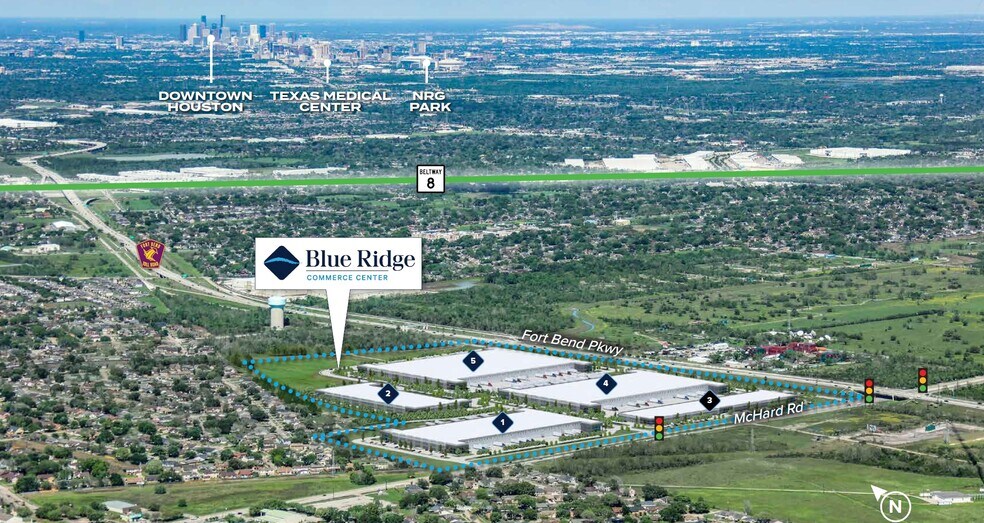 16741 Blue Ridge Commerce Dr, Missouri City, TX à vendre - Aérien – Image 3 sur 4