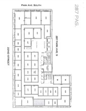 287 Park Ave S, New York, NY à louer Plan d’étage– Image 1 sur 1