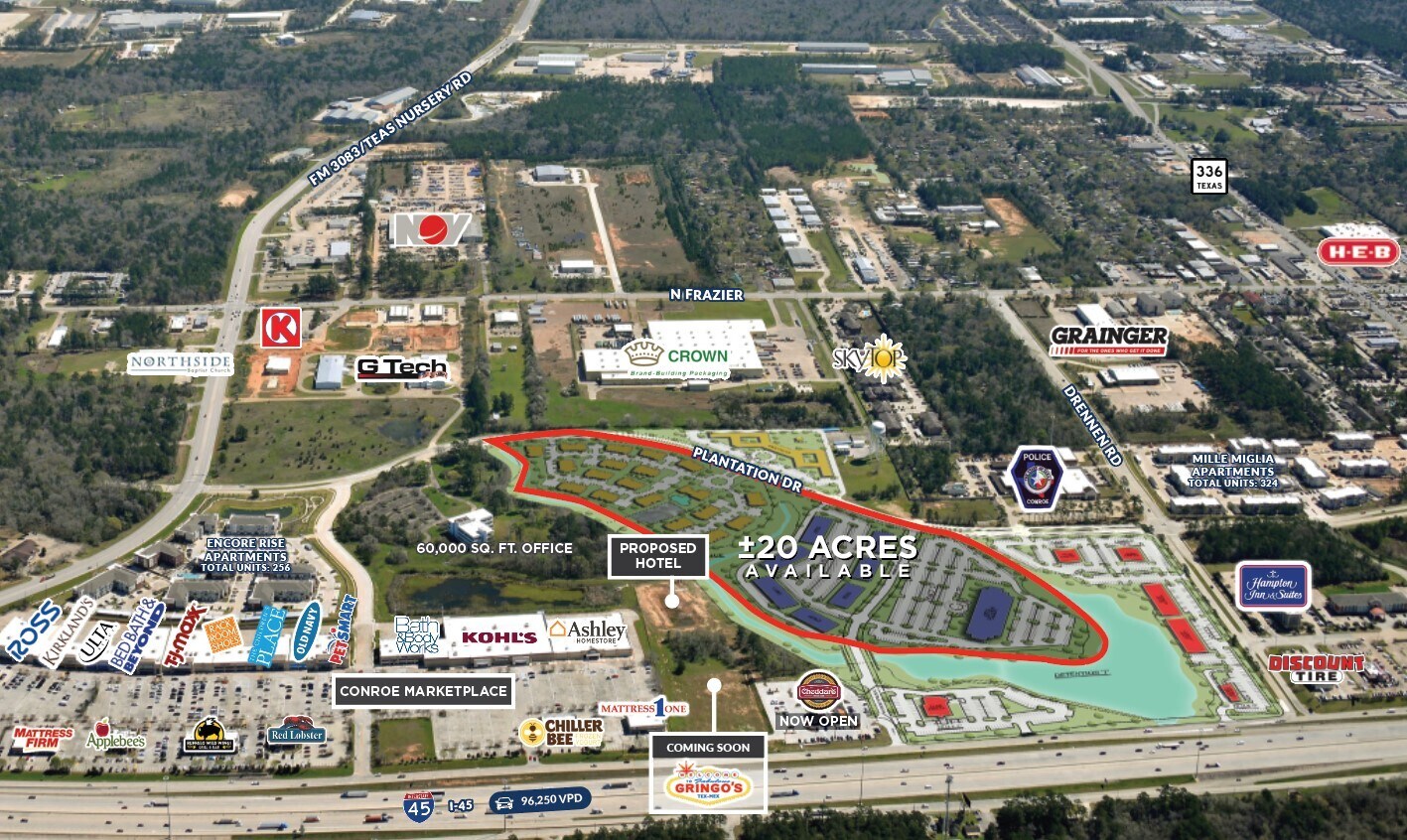 Plantation Dr., Conroe, TX à vendre Photo principale– Image 1 sur 5