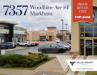 Plus de détails pour 7357 Woodbine Ave, Markham, ON - Local commercial à louer