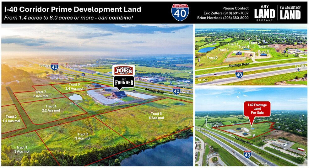 700 W Frontage Rd, Okemah, OK à vendre - Aérien – Image 3 sur 6