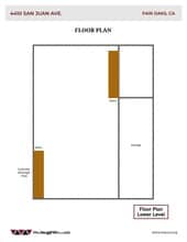 4400-4410 San Juan Ave, Fair Oaks, CA à louer Plan de site– Image 1 sur 3