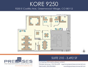 9250 E costilla Ave, Greenwood Village, CO à louer Plan d’étage– Image 1 sur 1