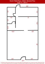 4550 S Maryland Pky, Las Vegas, NV à louer Plan d’étage– Image 1 sur 1