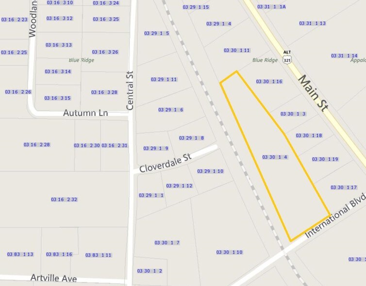 1904 International Blvd, Hudson, NC à vendre - Plan cadastral – Image 2 sur 2