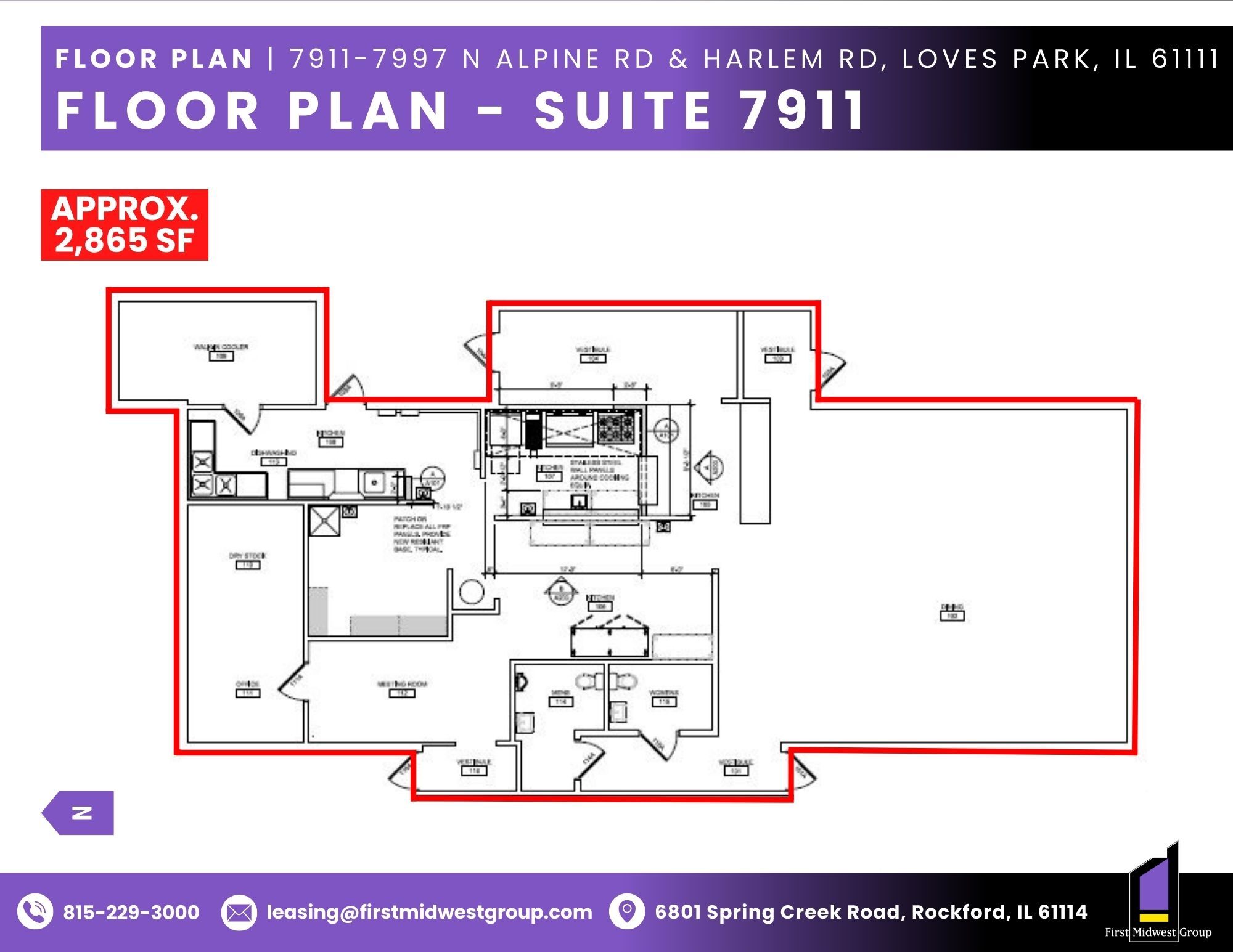 7911-7997 N Alpine Rd, Loves Park, IL à louer Photo de l’immeuble– Image 1 sur 1