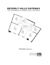 9777 Wilshire Blvd, Beverly Hills, CA à louer Plan d’étage– Image 1 sur 1