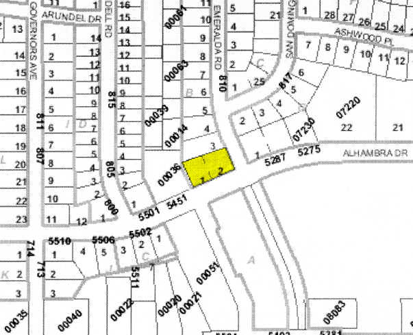 5401 Alhambra Dr, Orlando, FL à louer - Plan cadastral – Image 3 sur 37