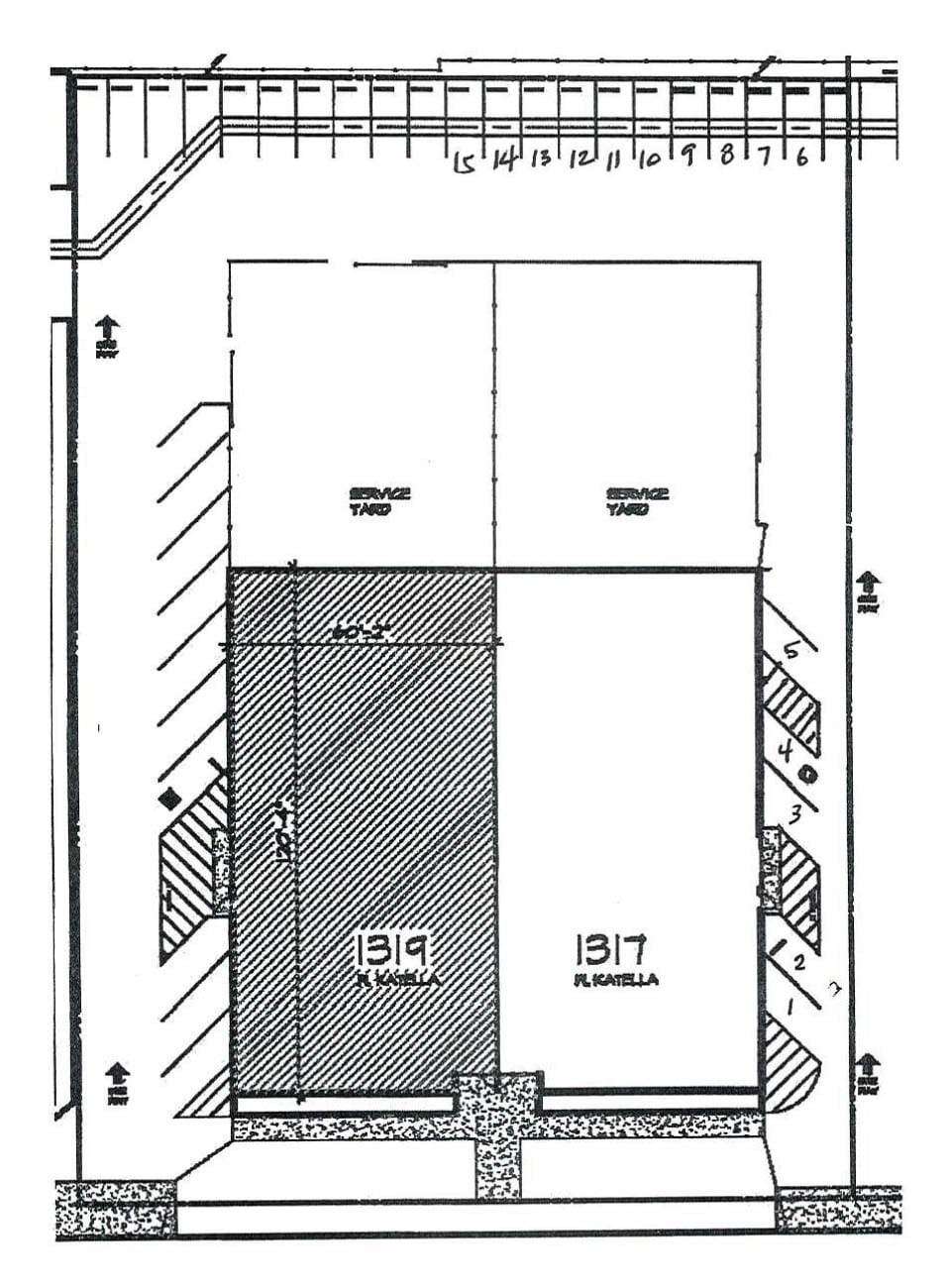 1317-1319 W Katella Ave, Orange, CA à louer Plan d’étage– Image 1 sur 32