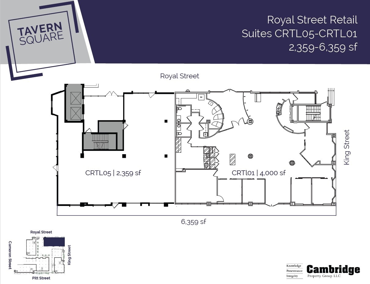 123 N Pitt St, Alexandria, VA à louer Plan d’étage– Image 1 sur 1