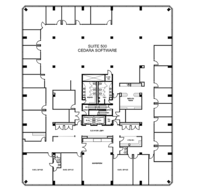 6299 Airport Rd, Mississauga, ON à louer Plan d’étage– Image 1 sur 1