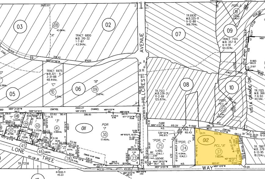 5107-5131 Lone Tree Way, Antioch, CA à vendre - Plan cadastral – Image 3 sur 30