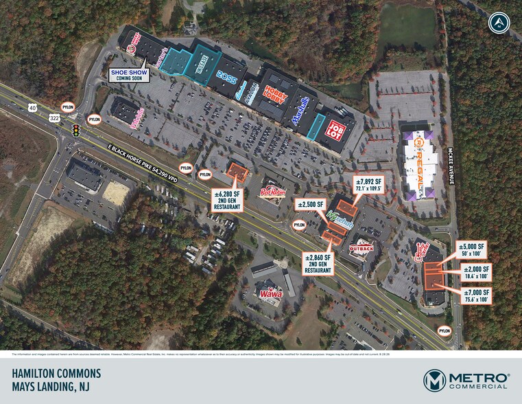 4215 Black Horse Pike, Mays Landing, NJ à louer - Aérien – Image 2 sur 4