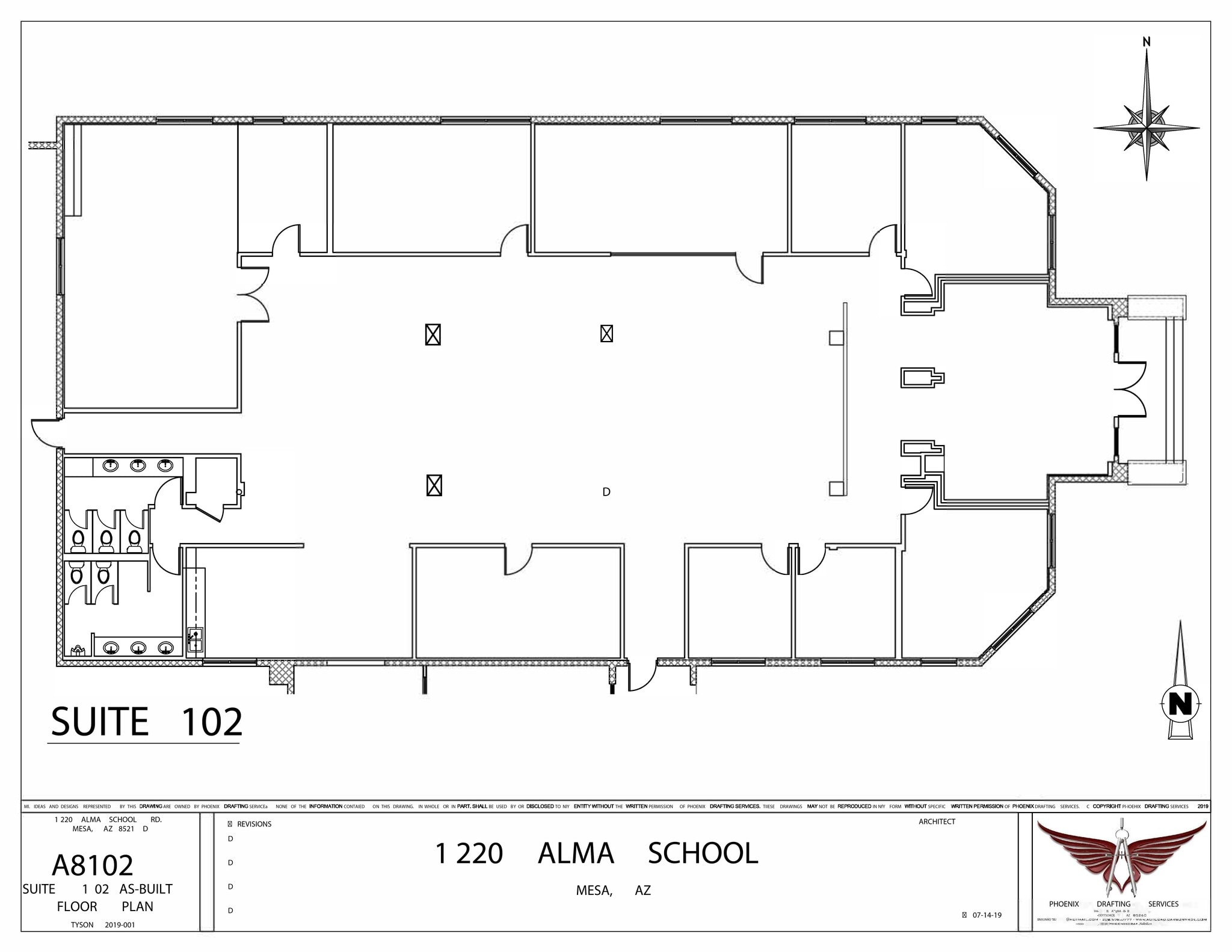 1220 S Alma School Rd, Mesa, AZ à louer Plan de site– Image 1 sur 1