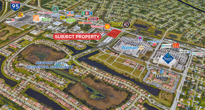 1908 SW Gatlin Blvd, Port Saint Lucie, FL - VUE AÉRIENNE  vue de carte