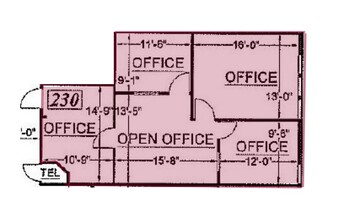 4415 Cowell Rd, Concord, CA à louer Plan d’étage– Image 1 sur 1