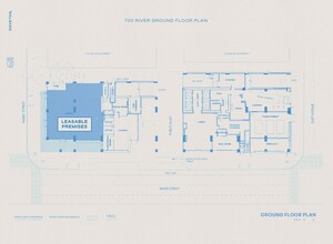 700 River St, Austin, TX à louer Plan d’étage– Image 1 sur 3