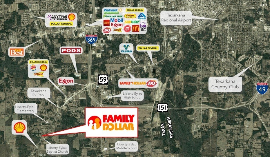 5996 Us 59 S, Texarkana, TX à vendre - Aérien – Image 2 sur 4