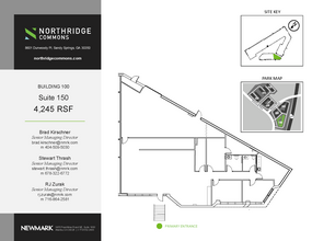 8601 Dunwoody Pl, Sandy Springs, GA à louer Plan d’étage– Image 1 sur 1