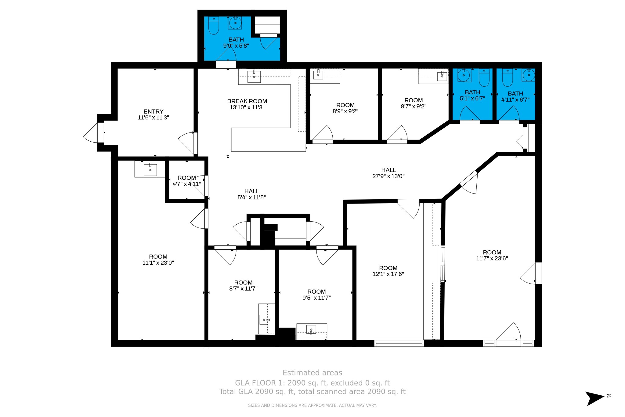 1801-1821 N McKenzie St, Foley, AL à louer Plan d’étage– Image 1 sur 1